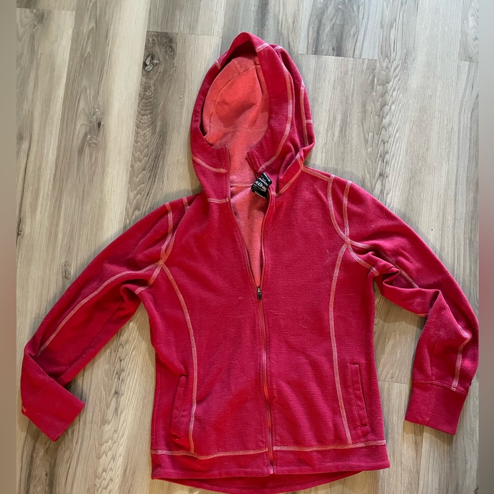Kuhl Jacket Zip Up Hoodie Top Pink